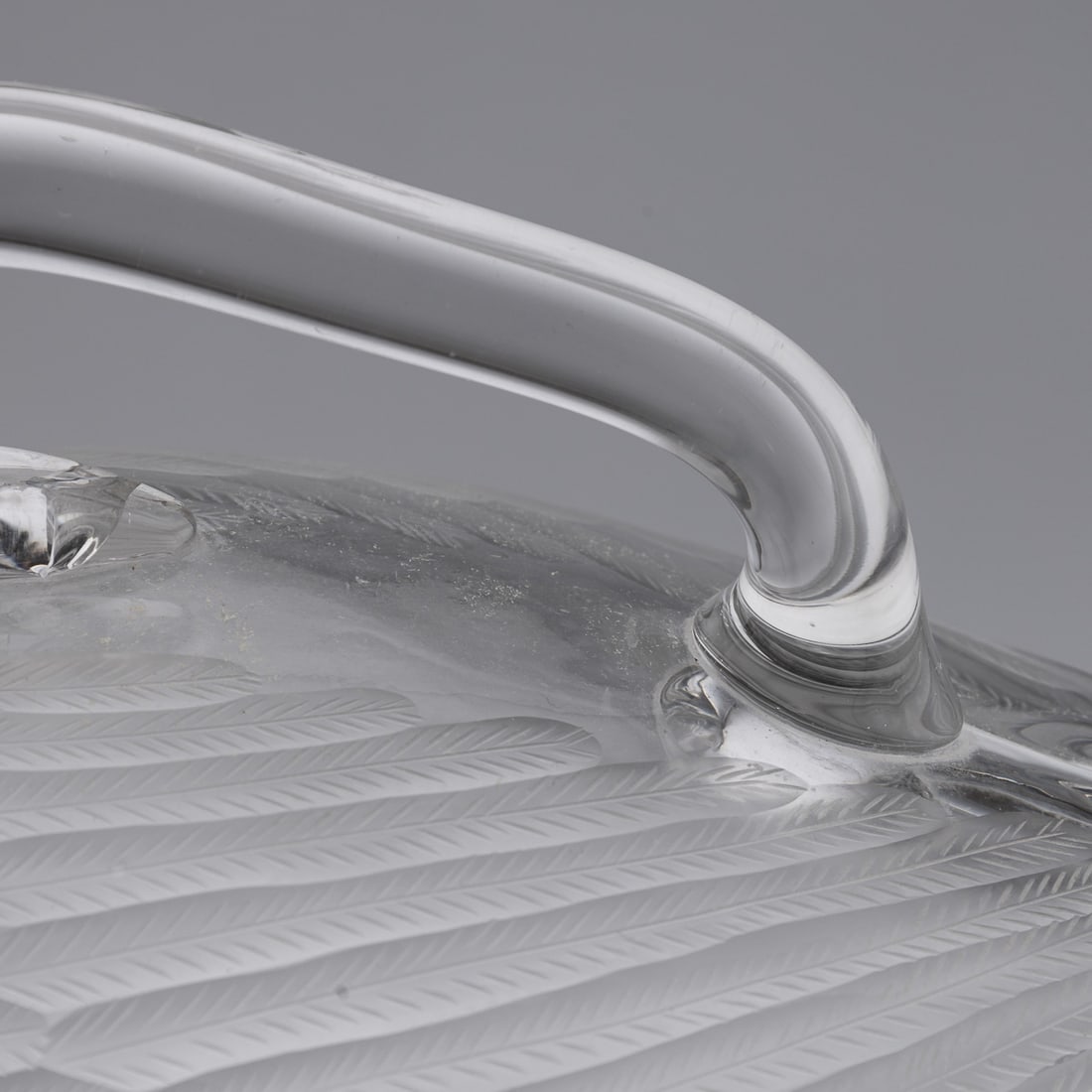 20thC CONTINENTAL SOLID SILVER & CLEAR GLASS NOVELTY 'DUCK' CLARET JUG - 16