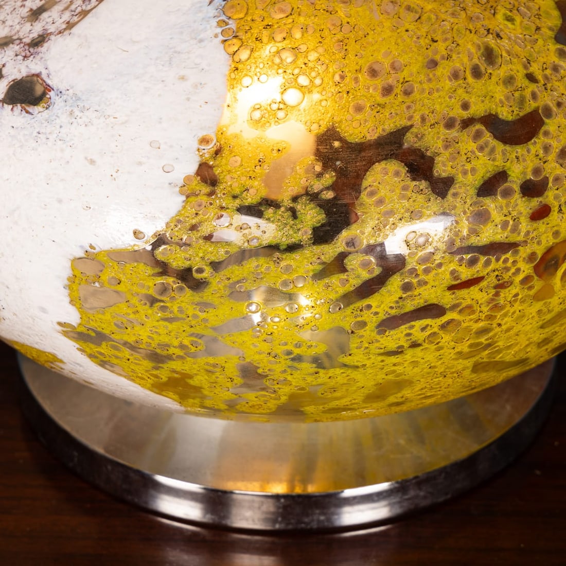 VINTAGE 20thC ITALIAN MURANO ART GLASS TABLE LAMP c.1970 - 10