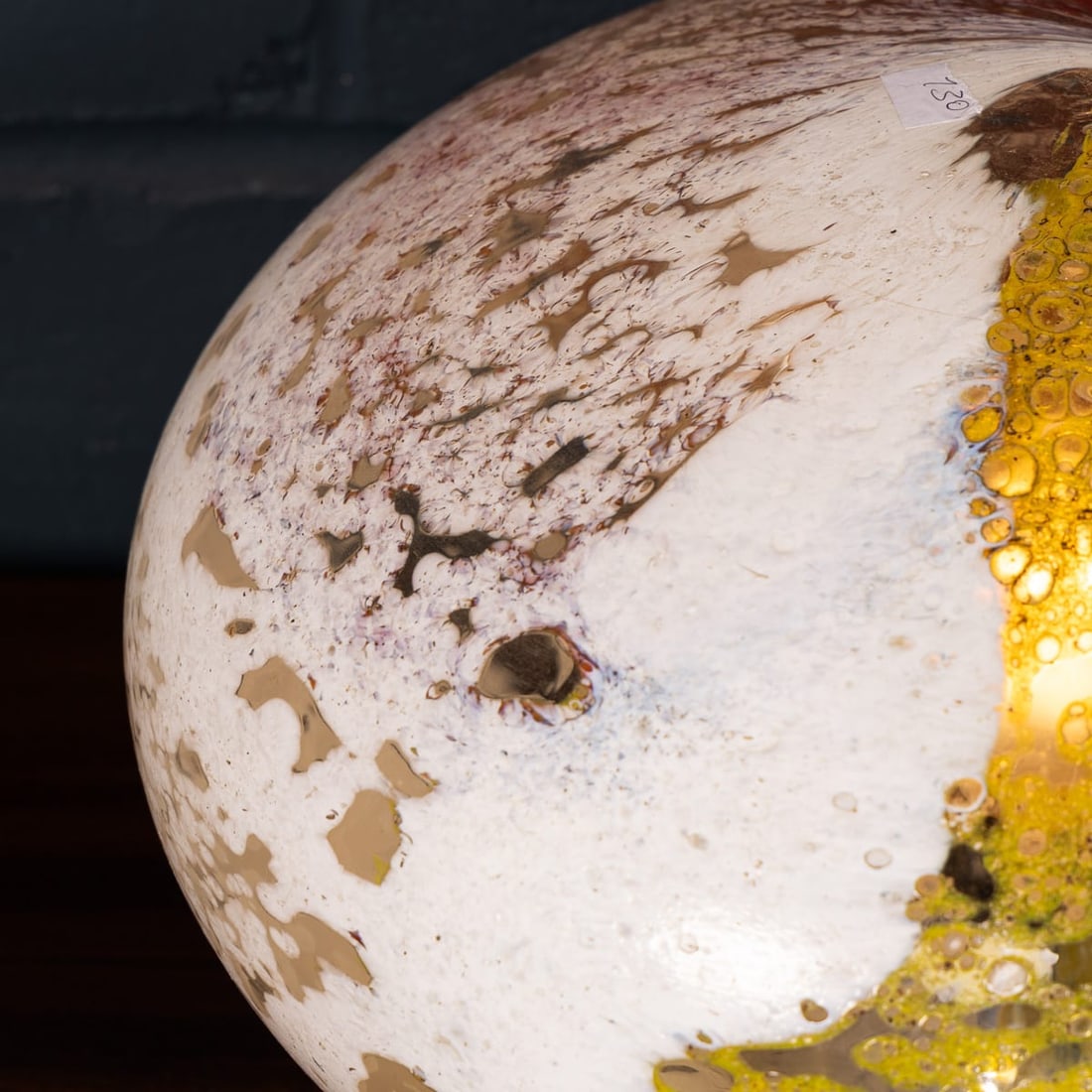 VINTAGE 20thC ITALIAN MURANO ART GLASS TABLE LAMP c.1970 - 9