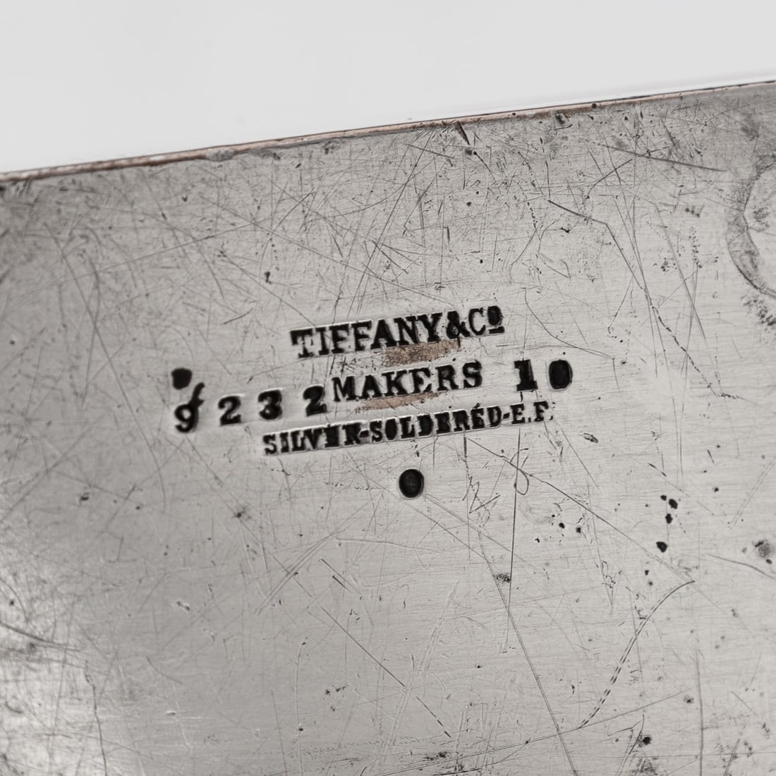 20thC AMERICAN SILVER PLATED TROMPE I'OEIL CIGARETTE BOX, TIFFANY & CO c.1910 - 16
