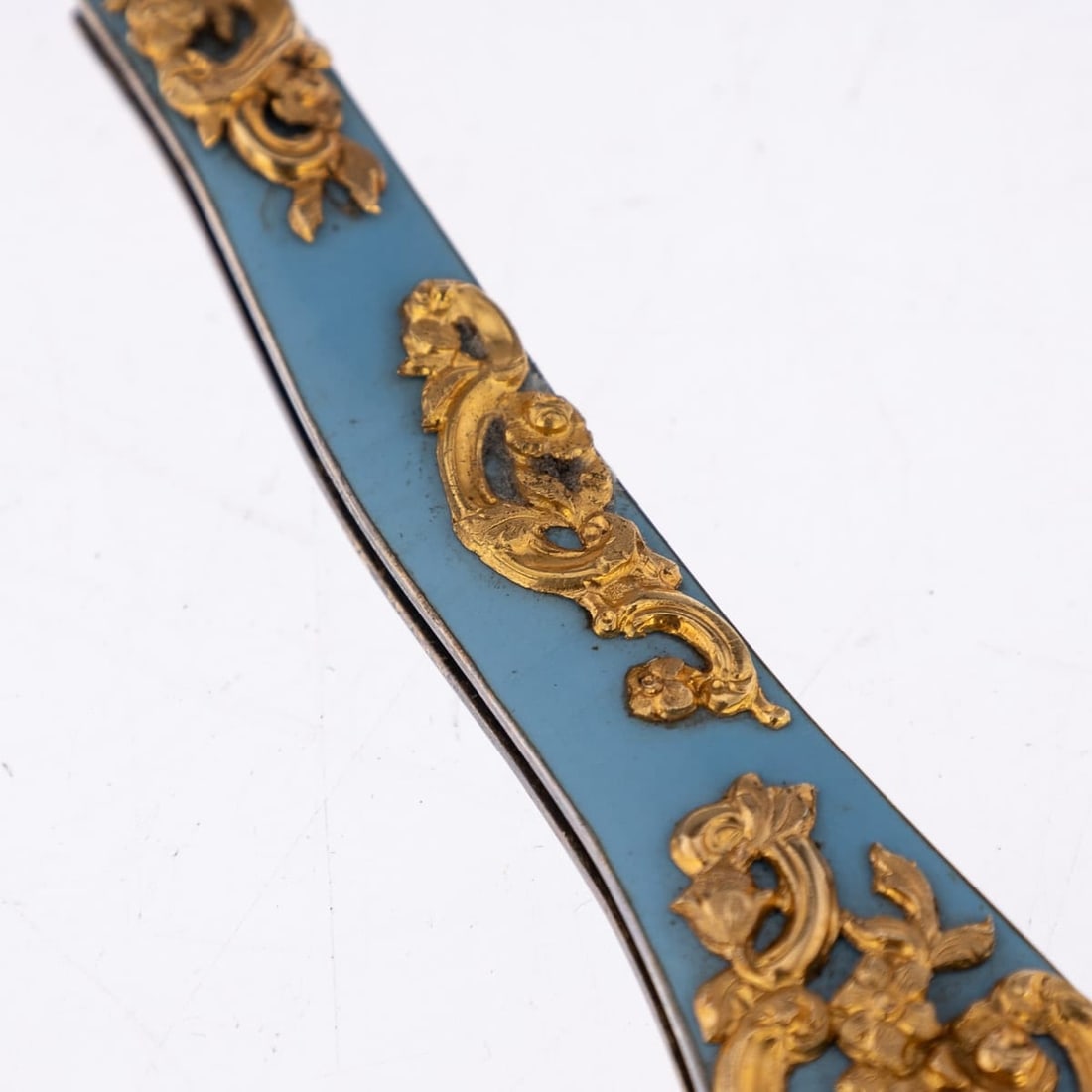 ANTIQUE 19thC FRENCH GOLD MOUNTED & MOTHER OF PEARL ETUI SET c.1870 - 16