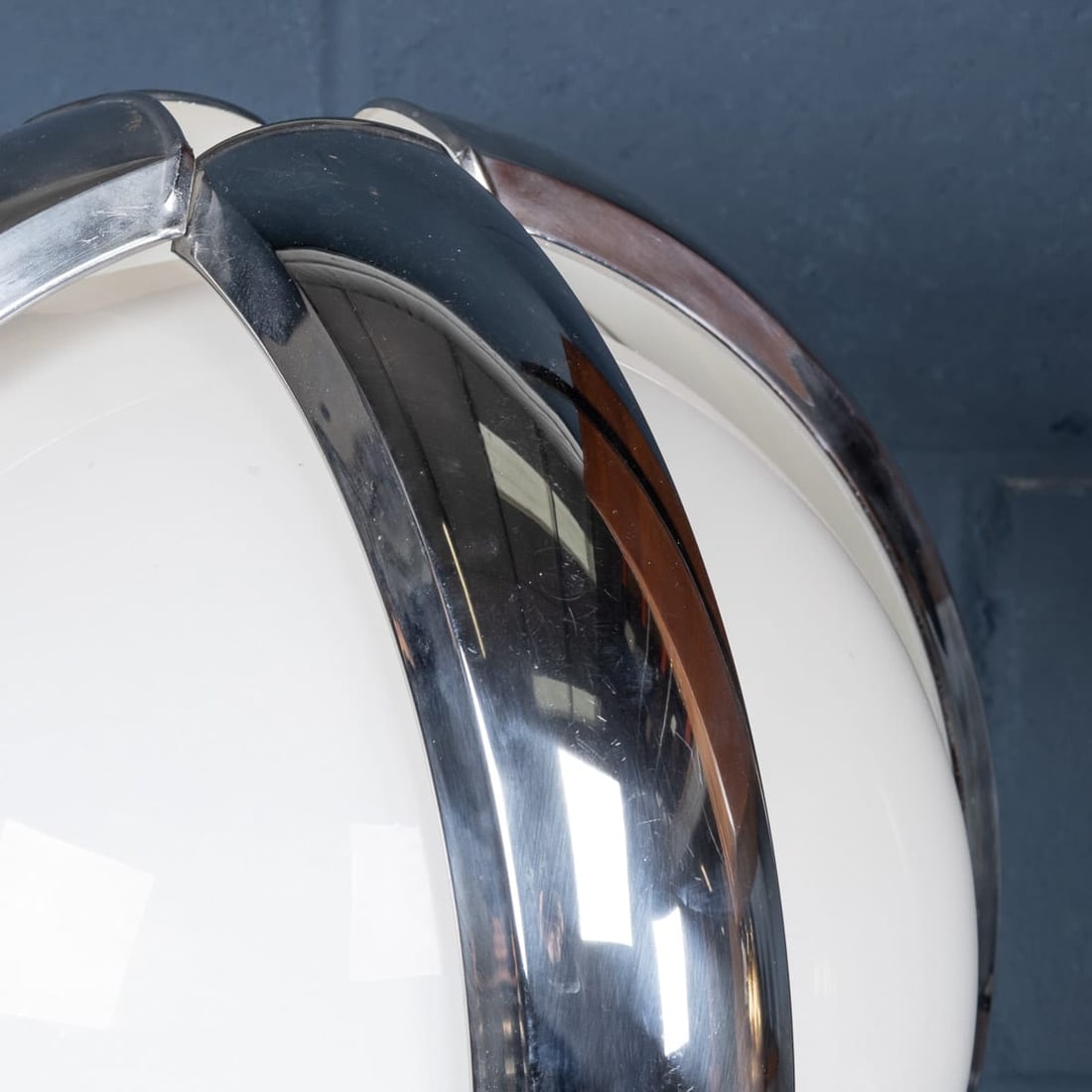 A 20th CENTURY ITALIAN "SPACE AGE" FLOOR LAMP WITH HAND BLOWN VENETIAN GLASS - 9