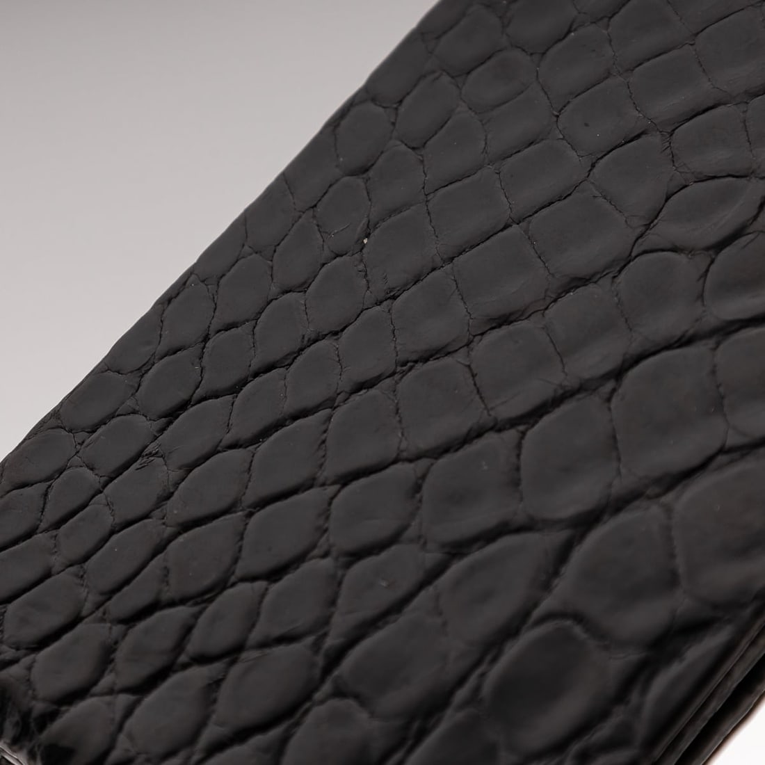 20thC BRITISH SOLID GOLD & BLACK CROCODILE LEATHER CIGAR CASE, ALFRED DUNHILL - 8