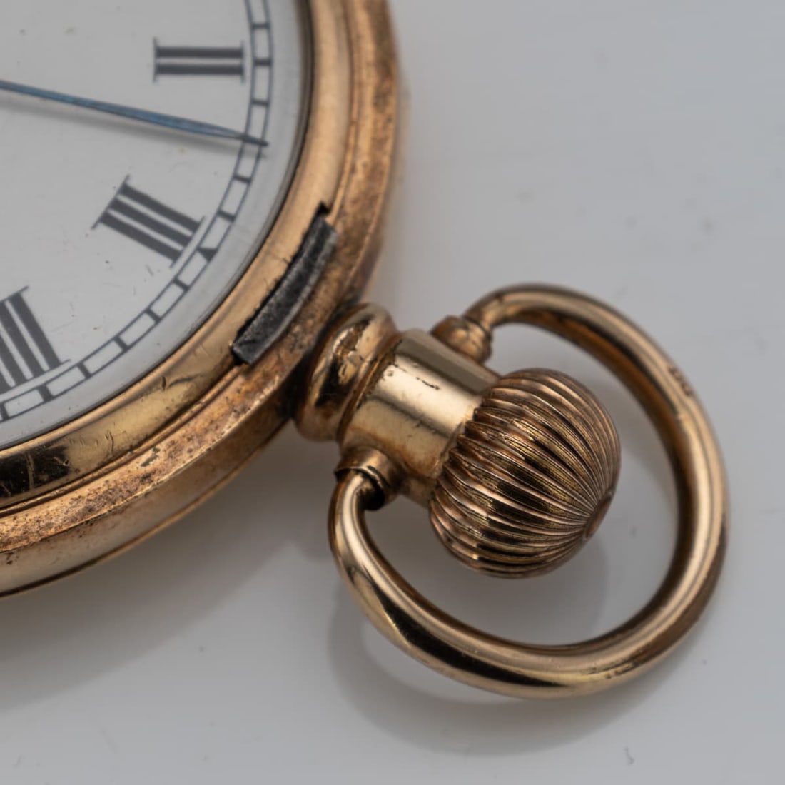 20thC WALTHAM U.S.A. 10CT GOLD FILLED HALF HUNTER POCKET WATCH, DENNISON CASE - 10