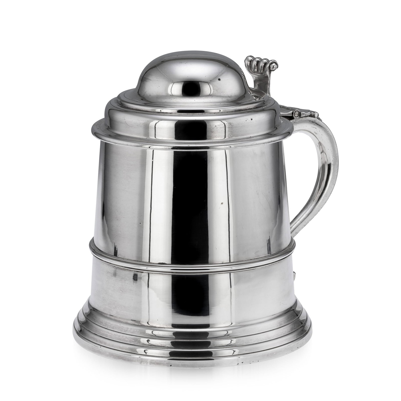 VINTAGE 20thC ITALIAN SILVER PLATED LIDDED TANKARD ICE BUCKET c.1970 (1 of 14)