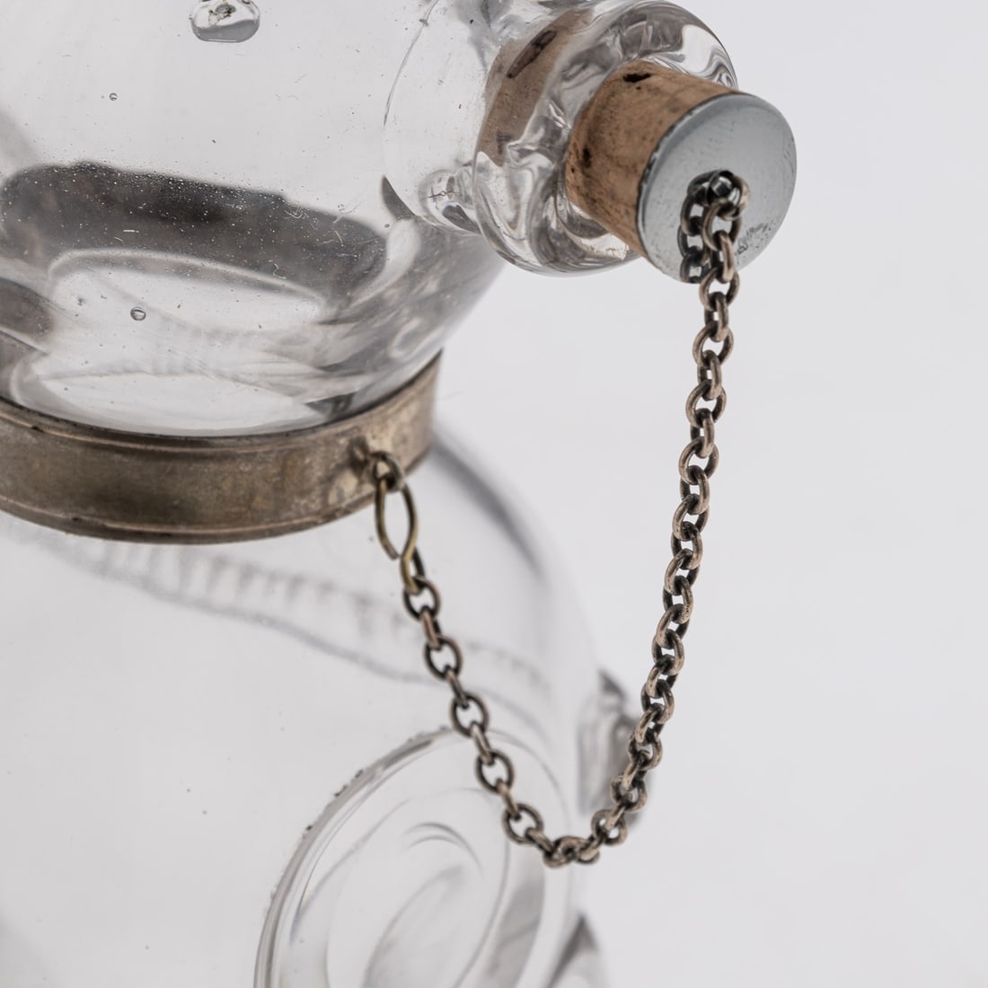 ANTIQUE 19thC VICTORIAN SILVER PLATE, BRASS & GLASS NOVELTY DOG CLARET JUG c.1890 - 10