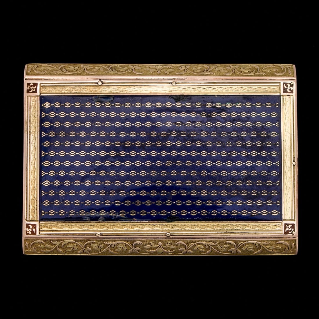 ANTIQUE 19thC GERMAN GOLD & ENAMEL IMPORTANT PRESENTATION SNUFF BOX, HANAU c.1830 - 3
