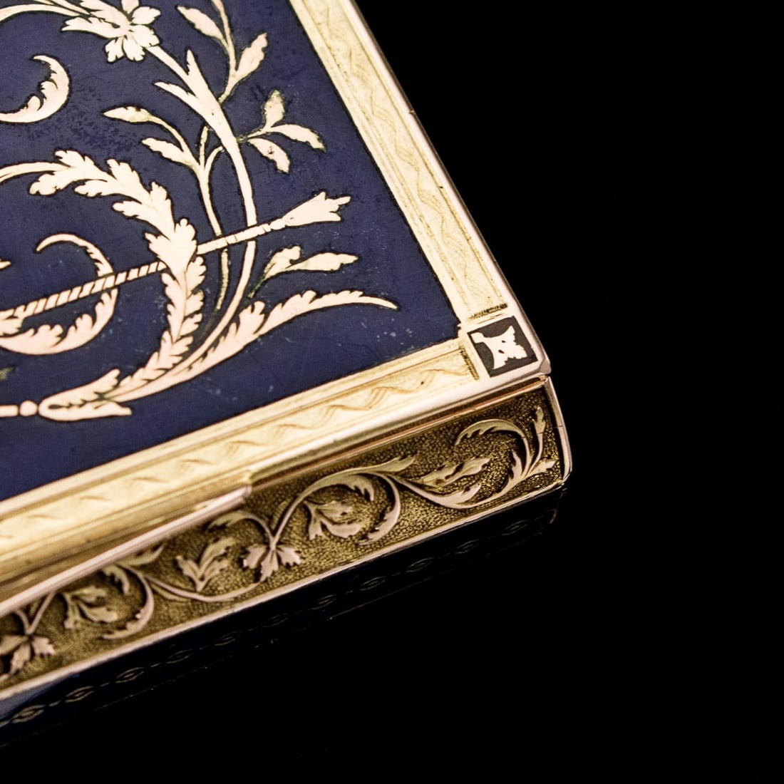 ANTIQUE 19thC GERMAN GOLD & ENAMEL IMPORTANT PRESENTATION SNUFF BOX, HANAU c.1830 - 7