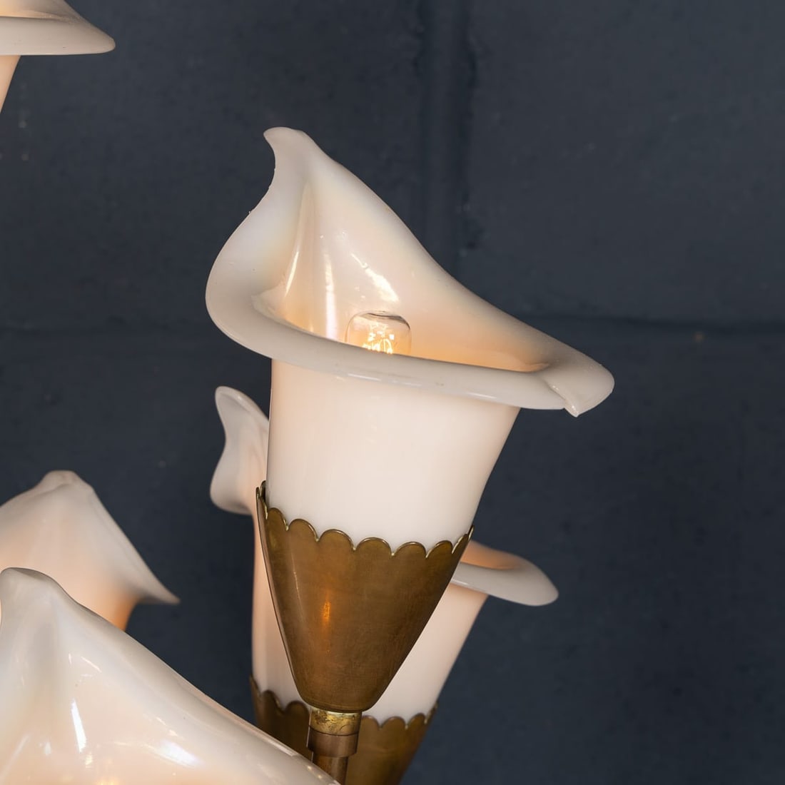 VINTAGE 20thC ITALIAN 'CALLA' FLOOR LAMP BY ANGELO LELLI FOR ARREDOLUCE c.1960 - 10