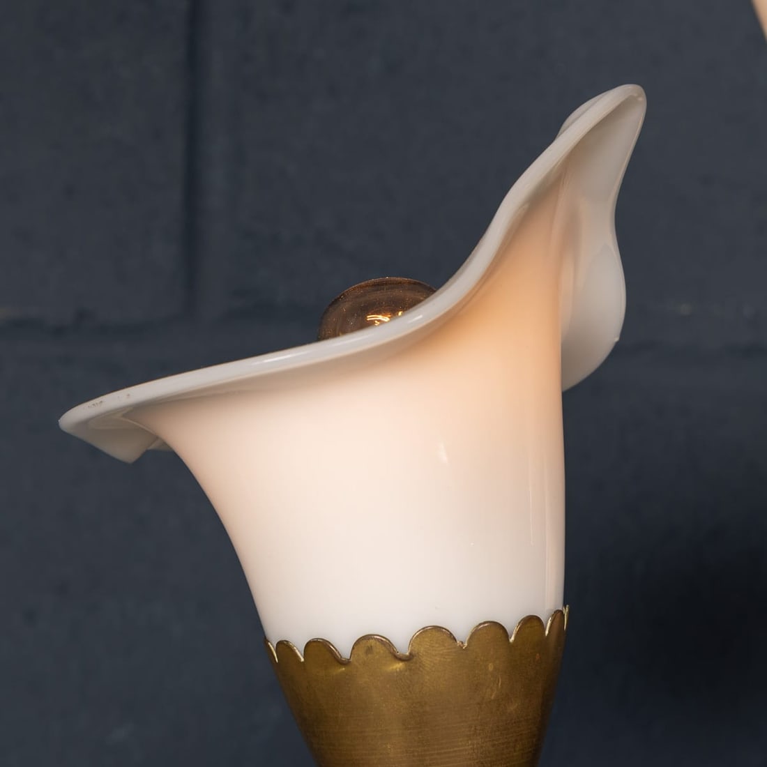 VINTAGE 20thC ITALIAN 'CALLA' FLOOR LAMP BY ANGELO LELLI FOR ARREDOLUCE c.1960 - 12