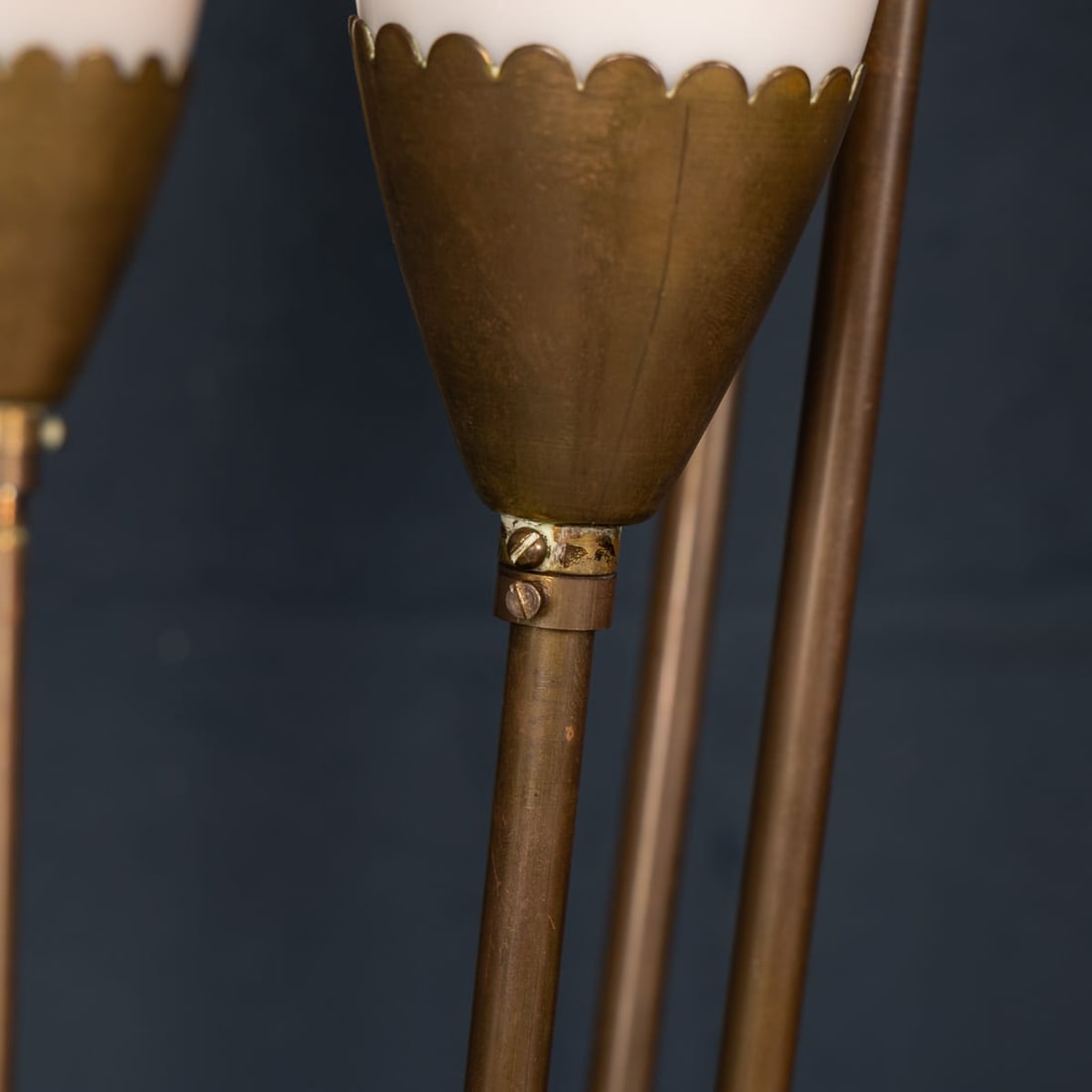 VINTAGE 20thC ITALIAN 'CALLA' FLOOR LAMP BY ANGELO LELLI FOR ARREDOLUCE c.1960 - 19