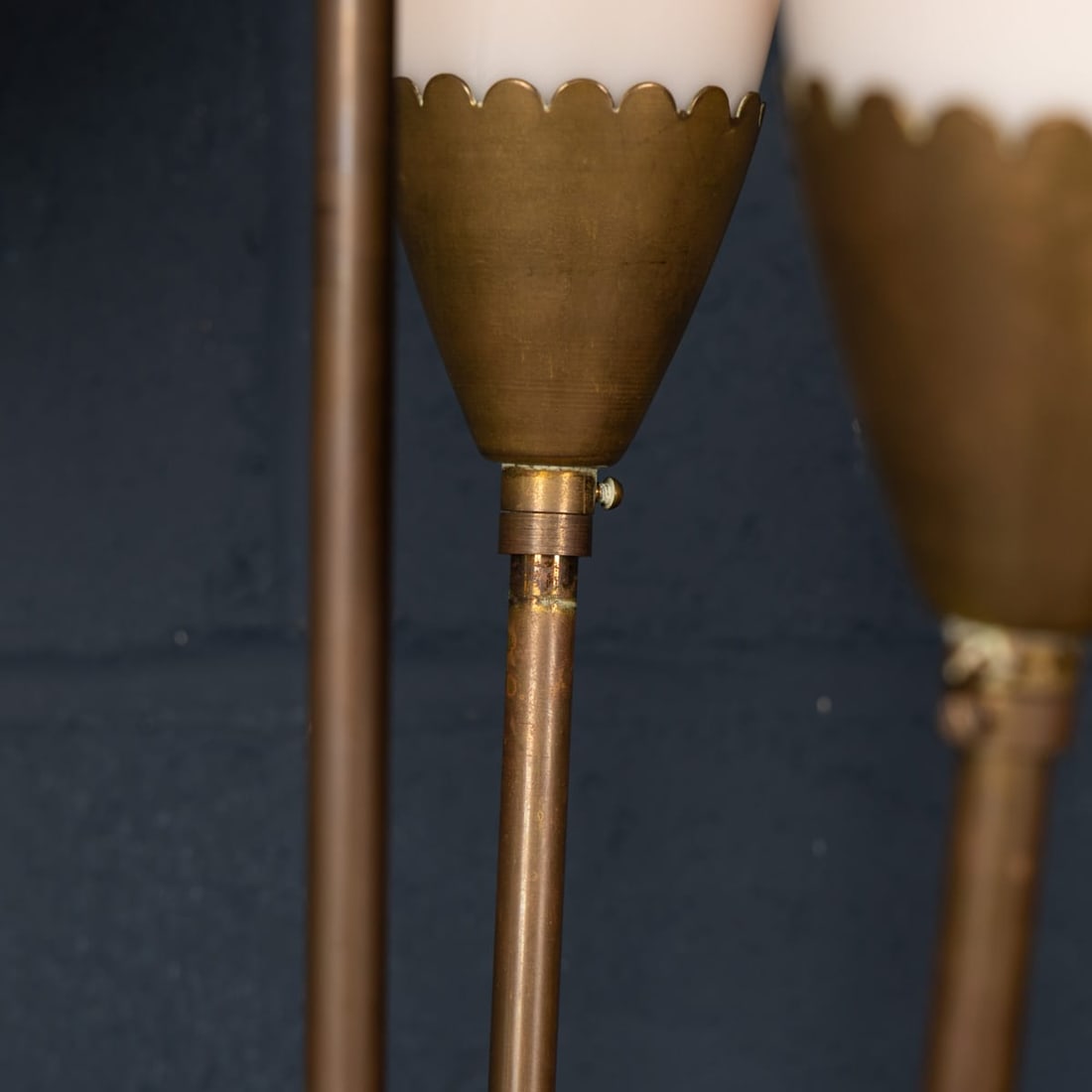 VINTAGE 20thC ITALIAN 'CALLA' FLOOR LAMP BY ANGELO LELLI FOR ARREDOLUCE c.1960 - 20
