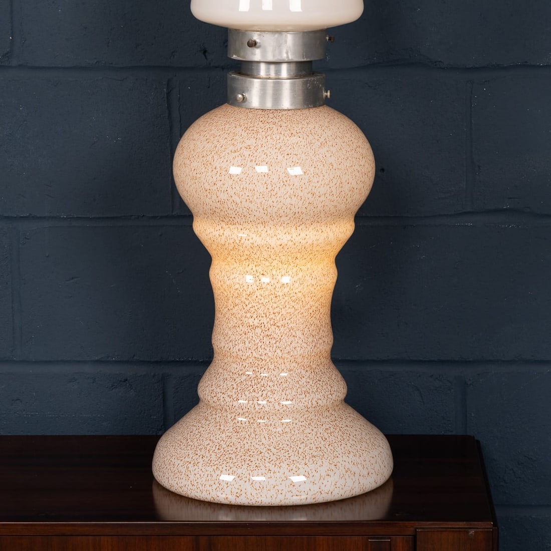 20thC ITALIAN "BIRILLO" TABLE / FLOOR LAMP BY CARLO NASON FOR MAZZEGA c.1970 - 11