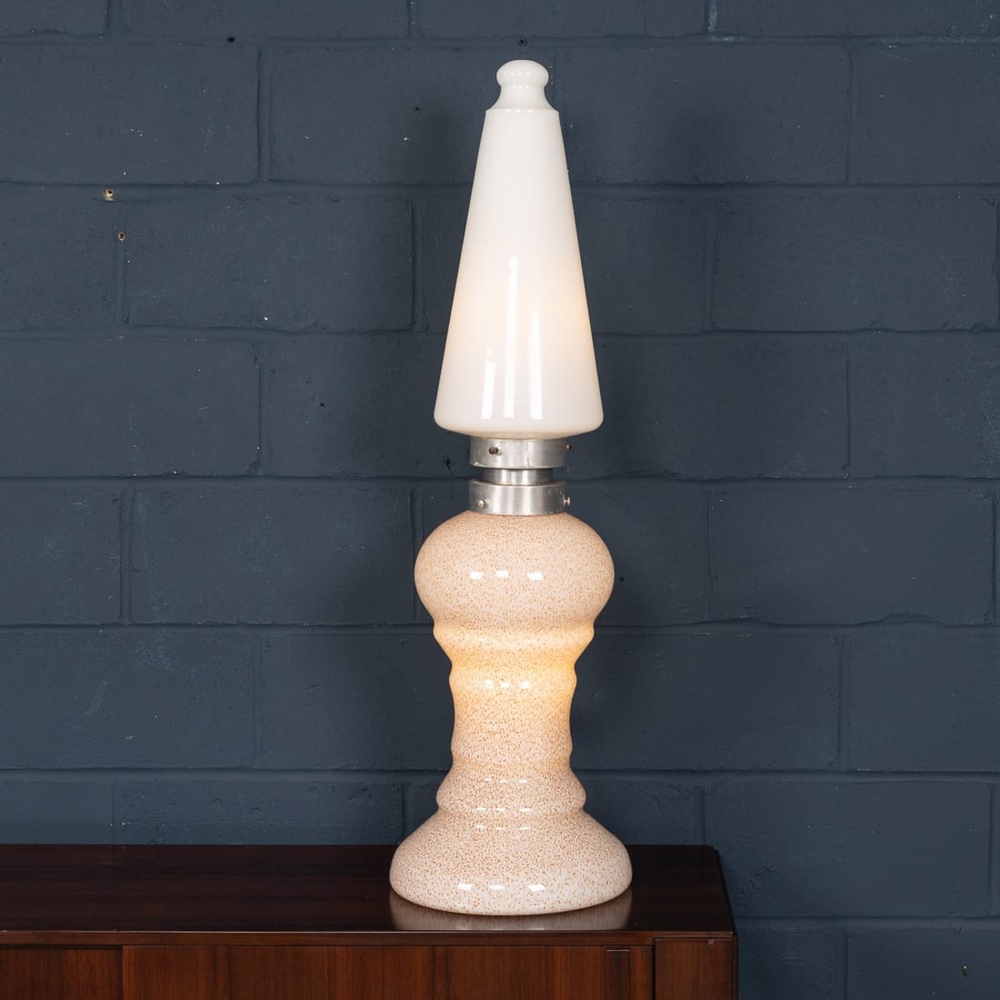 20thC ITALIAN "BIRILLO" TABLE / FLOOR LAMP BY CARLO NASON FOR MAZZEGA c.1970 - 2