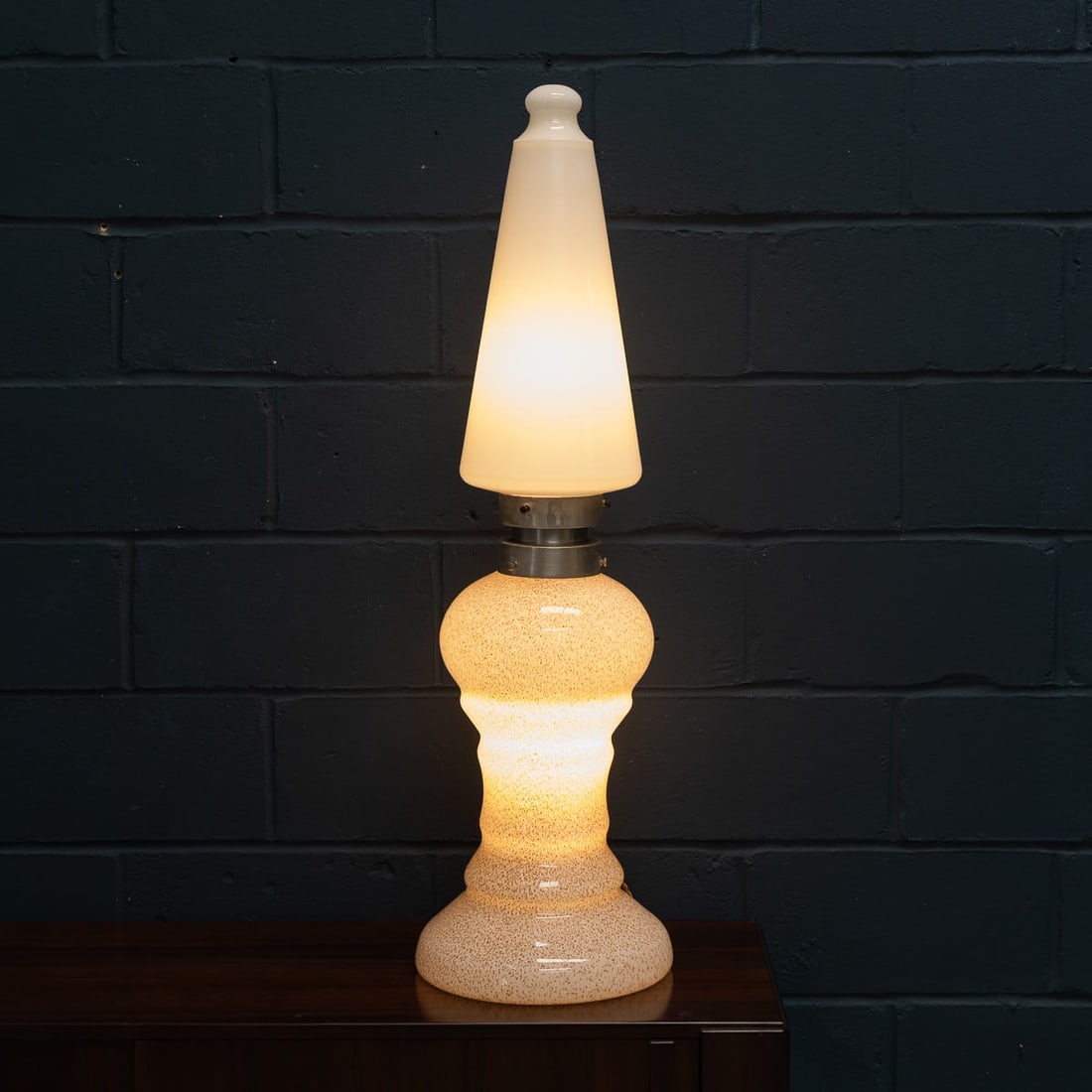 20thC ITALIAN "BIRILLO" TABLE / FLOOR LAMP BY CARLO NASON FOR MAZZEGA c.1970 - 3