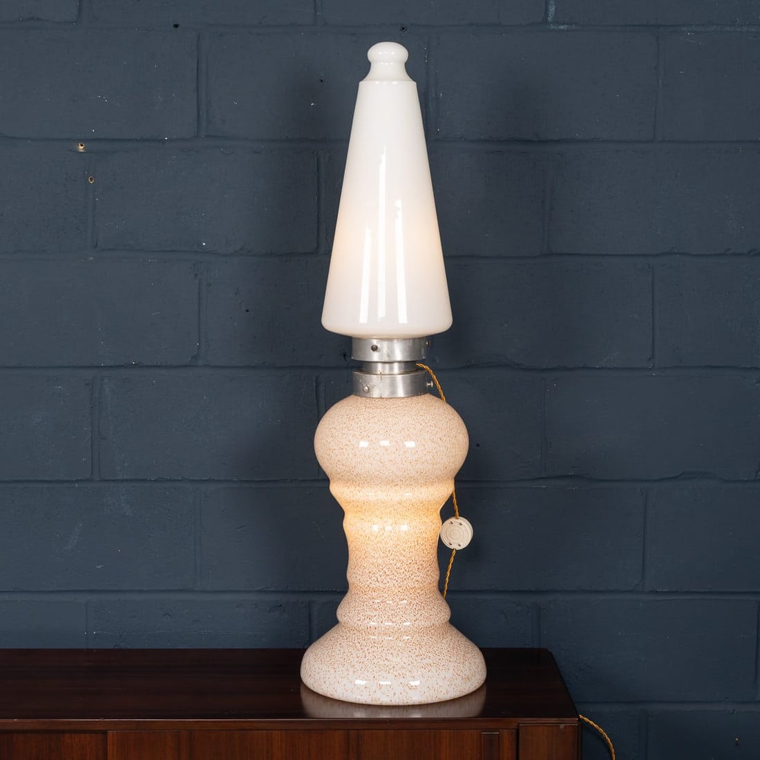 20thC ITALIAN "BIRILLO" TABLE / FLOOR LAMP BY CARLO NASON FOR MAZZEGA c.1970 - 4