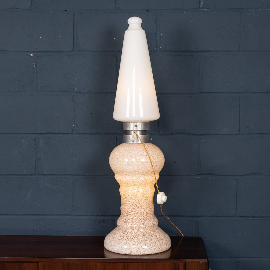 20thC ITALIAN "BIRILLO" TABLE / FLOOR LAMP BY CARLO NASON FOR MAZZEGA c.1970 - 5