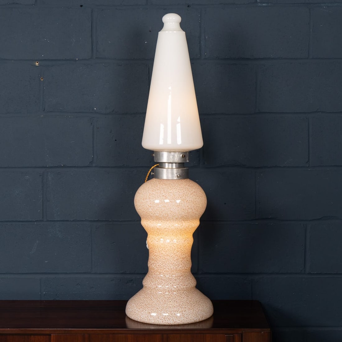 20thC ITALIAN "BIRILLO" TABLE / FLOOR LAMP BY CARLO NASON FOR MAZZEGA c.1970 - 6