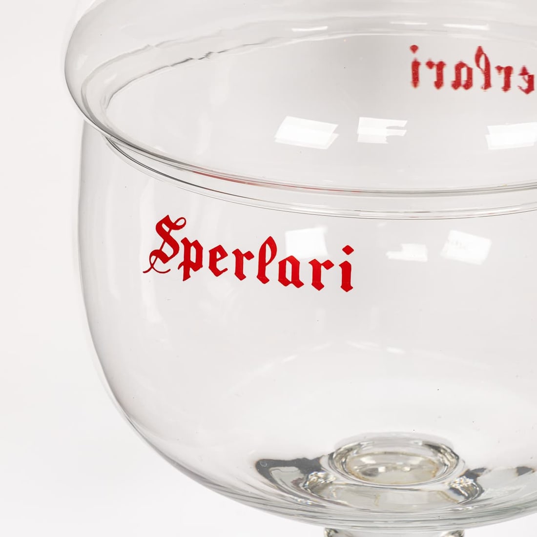VINTAGE 20thC ITALIAN VERY LARGE SWEET SHOP GLASS BOWL, SPERLARI c.1960 - 7