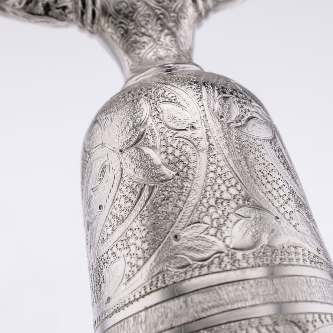 NOVELTY 20thC SOLID SILVER WEDDING WAGER CUP, LONDON c.1973 - 14