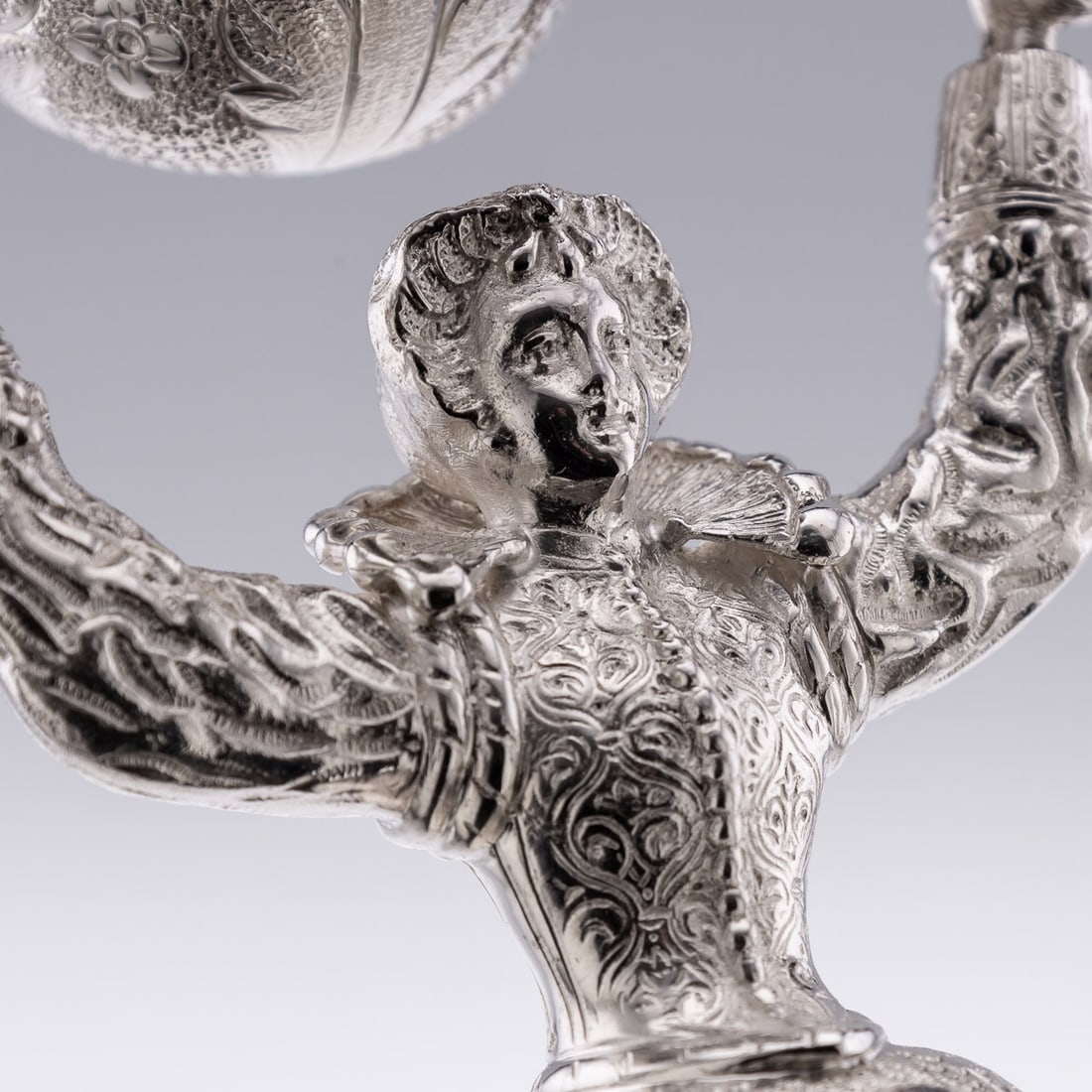 NOVELTY 20thC SOLID SILVER WEDDING WAGER CUP, LONDON c.1973 - 7