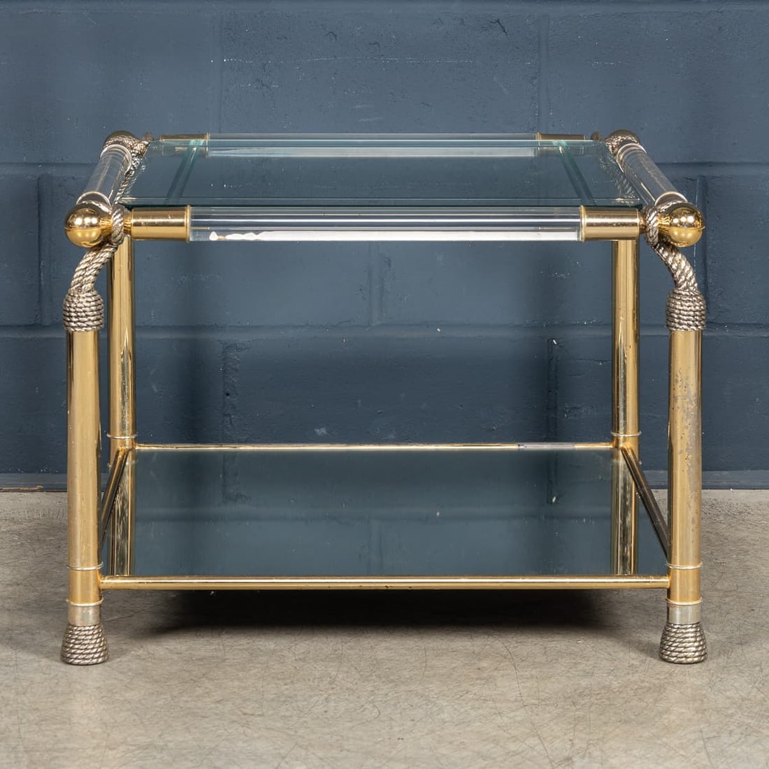 VINTAGE 20thC SPANISH HOLLYWOOD REGENCY SIDE TABLE BY CURVASA c.1970 - 7