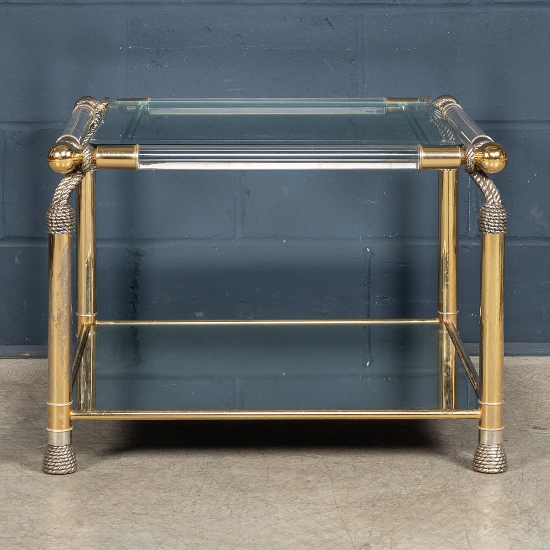 VINTAGE 20thC SPANISH HOLLYWOOD REGENCY SIDE TABLE BY CURVASA c.1970 - 8