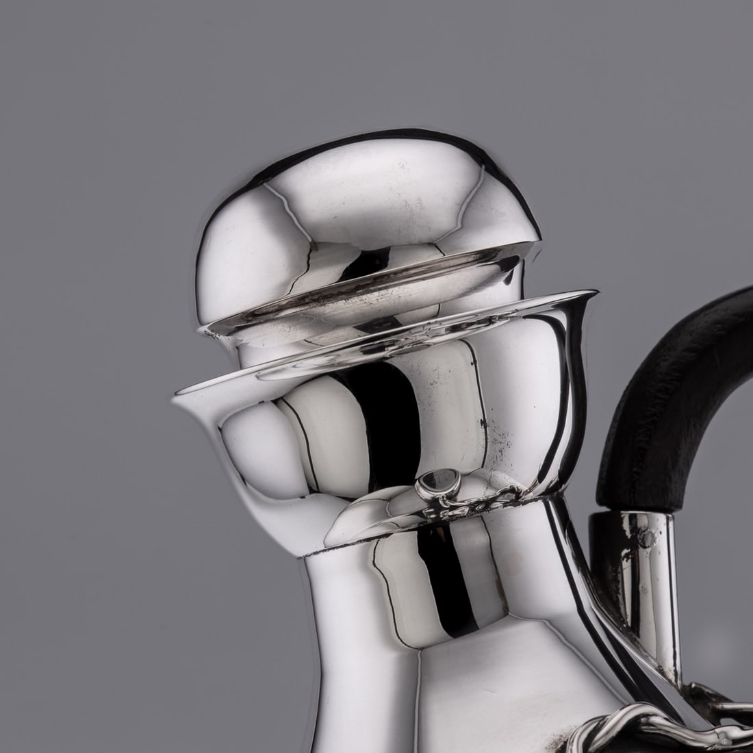UNUSUAL 20thC ITALIAN SILVER BALLANTINE'S WHISKY DECANTER c.1960 - 7
