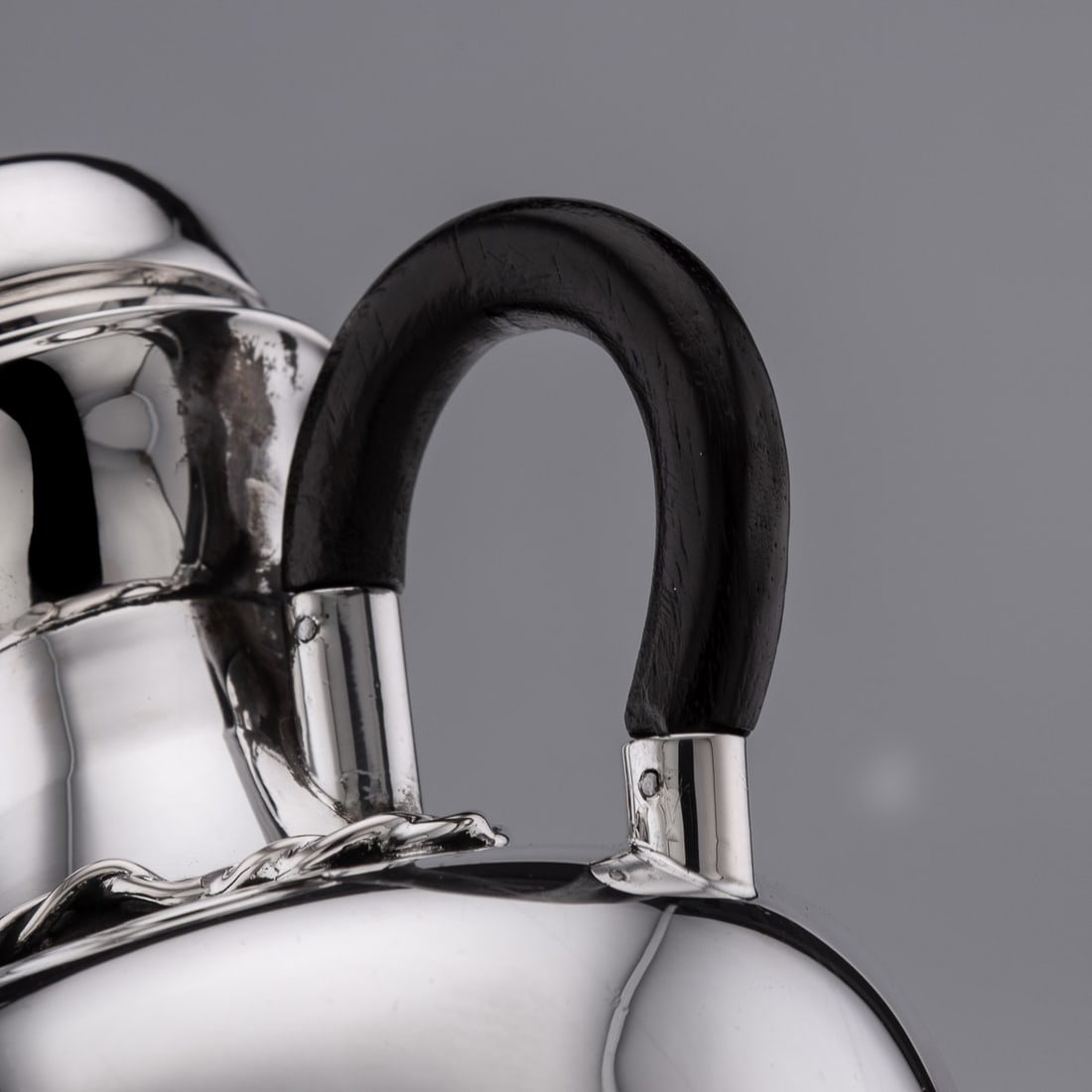 UNUSUAL 20thC ITALIAN SILVER BALLANTINE'S WHISKY DECANTER c.1960 - 9