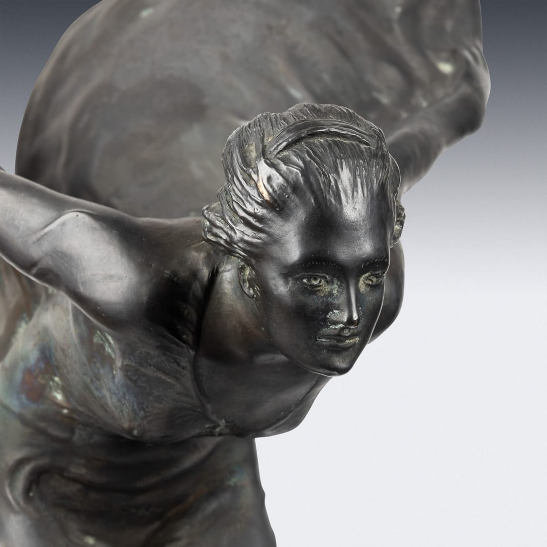 ROLLS ROYCE 'SPIRIT OF ECSTASY' SHOWROOM BRONZE, SIGNED CHARLES SYKES NO.13 - 13