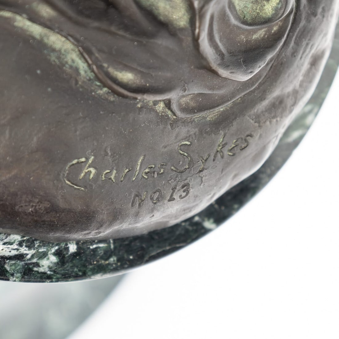 ROLLS ROYCE 'SPIRIT OF ECSTASY' SHOWROOM BRONZE, SIGNED CHARLES SYKES NO.13 - 18