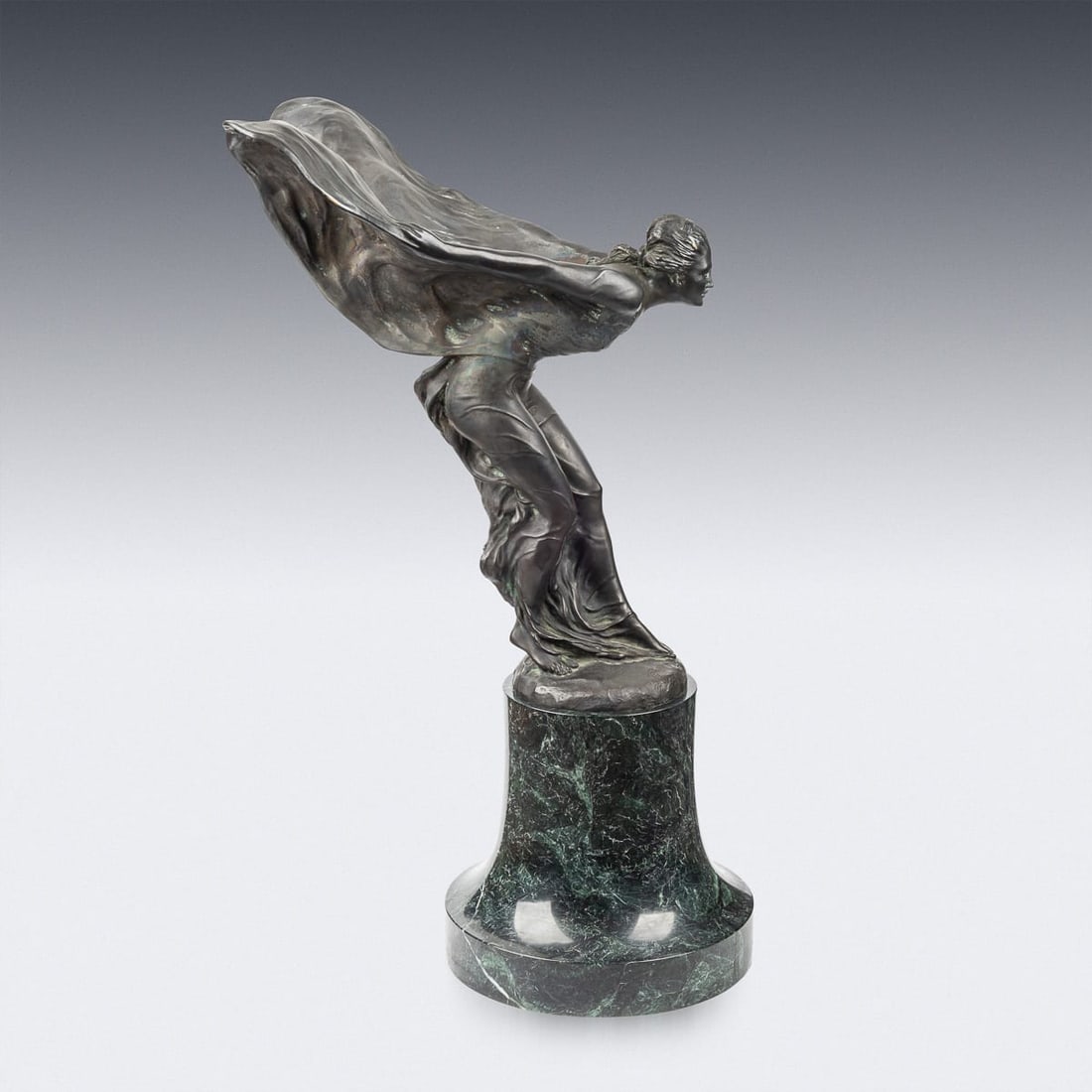 ROLLS ROYCE 'SPIRIT OF ECSTASY' SHOWROOM BRONZE, SIGNED CHARLES SYKES NO.13 - 5
