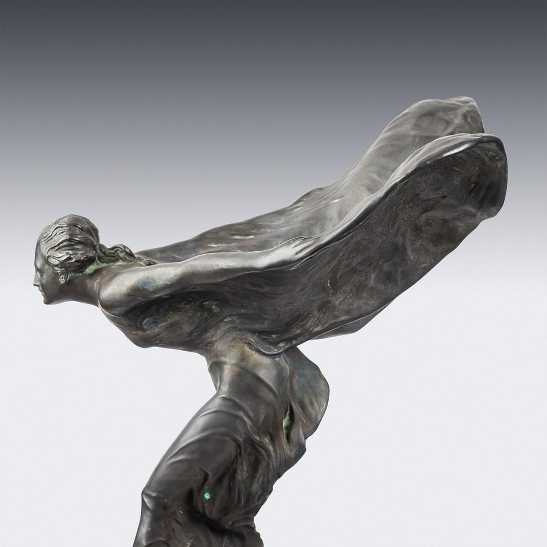 ROLLS ROYCE 'SPIRIT OF ECSTASY' SHOWROOM BRONZE, SIGNED CHARLES SYKES NO.13 - 6