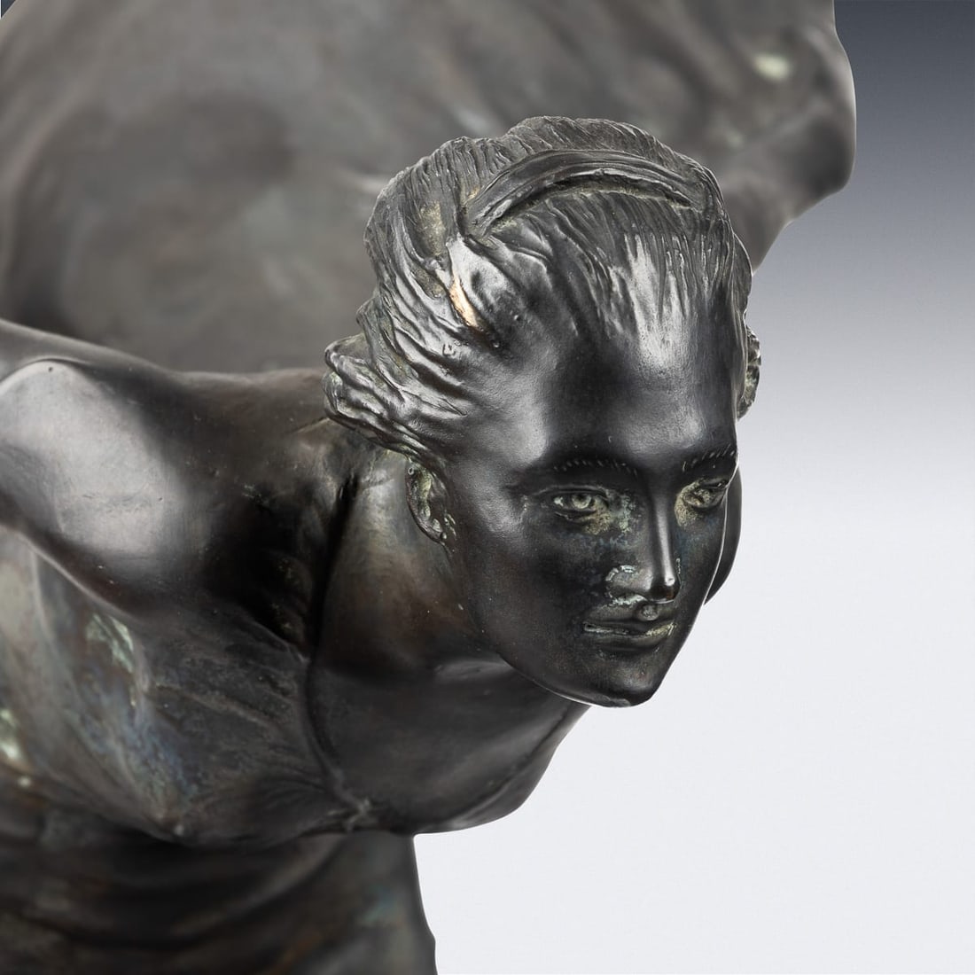 ROLLS ROYCE 'SPIRIT OF ECSTASY' SHOWROOM BRONZE, SIGNED CHARLES SYKES NO.13 - 8