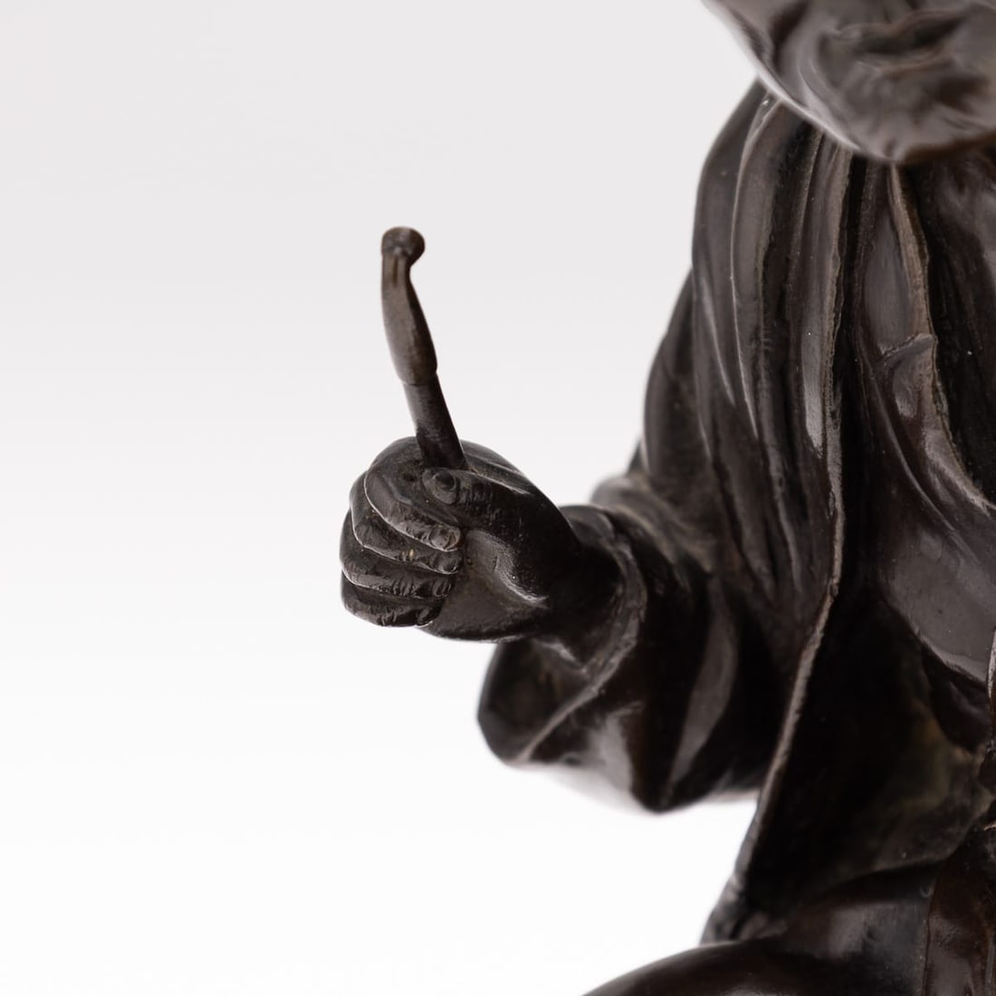 ANTIQUE 19thC JAPANESE MEIJI PERIOD BRONZE OKIMONO C.1890 - 10