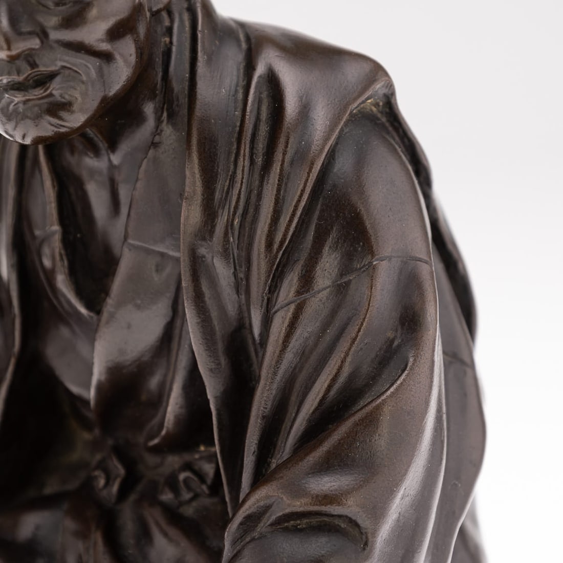 ANTIQUE 19thC JAPANESE MEIJI PERIOD BRONZE OKIMONO C.1890 - 12