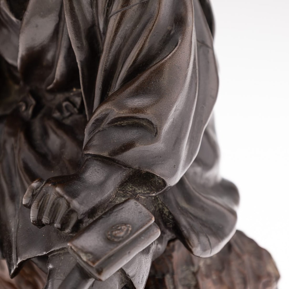 ANTIQUE 19thC JAPANESE MEIJI PERIOD BRONZE OKIMONO C.1890 - 13