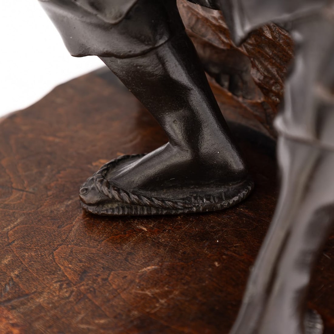 ANTIQUE 19thC JAPANESE MEIJI PERIOD BRONZE OKIMONO C.1890 - 15