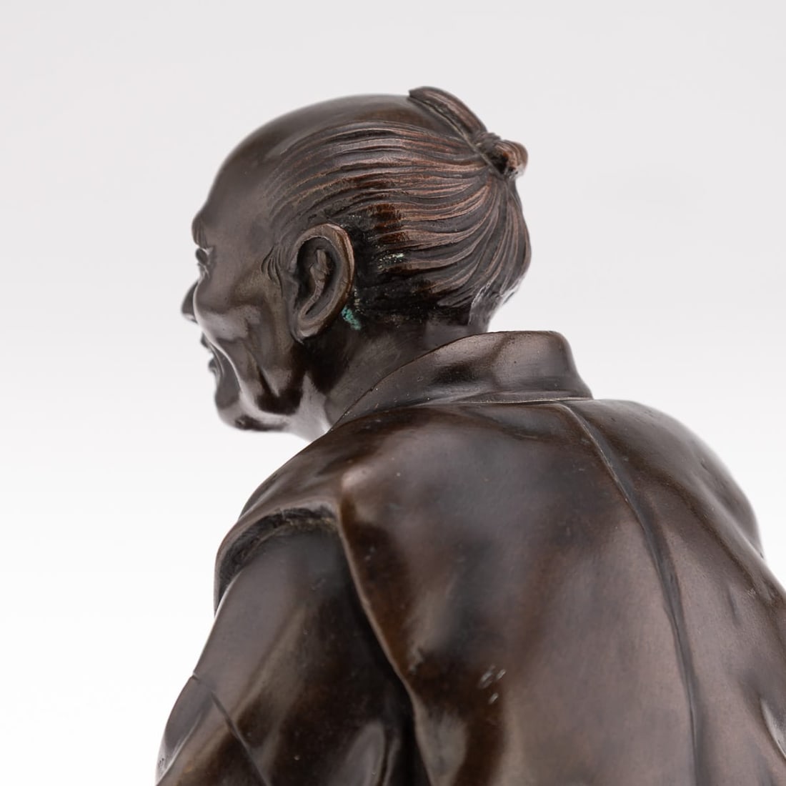 ANTIQUE 19thC JAPANESE MEIJI PERIOD BRONZE OKIMONO C.1890 - 18