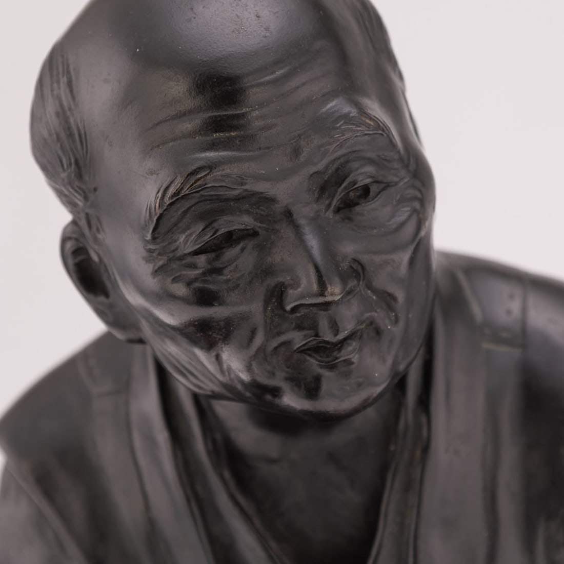 ANTIQUE 19thC JAPANESE MEIJI PERIOD TAKAAKIA BRONZE OKIMONO C.1890 - 10