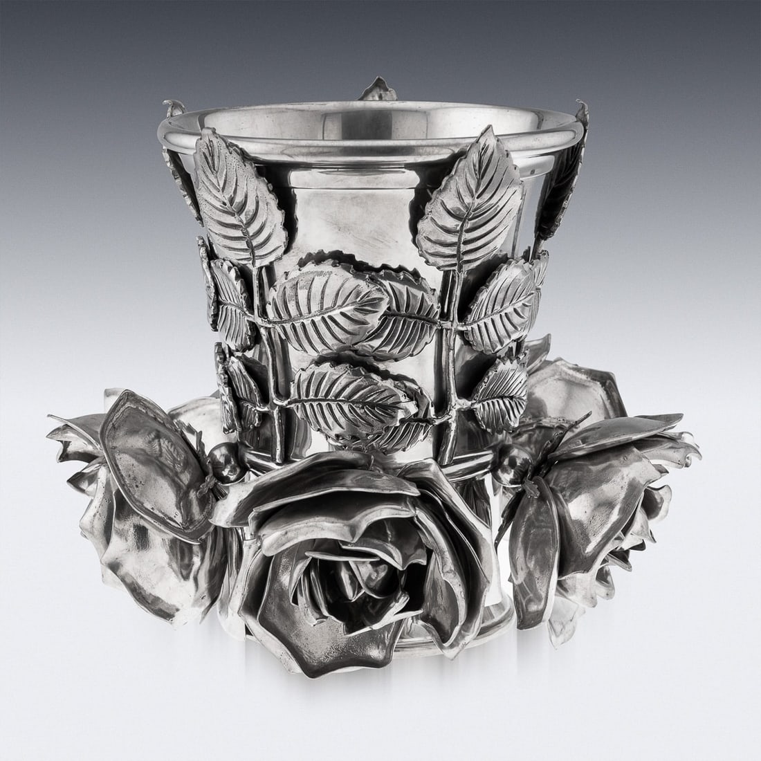 LATE 20THC ITALIAN PEWTER WINE COOLER BY PIERO FIGURA FOR ATENA - 5