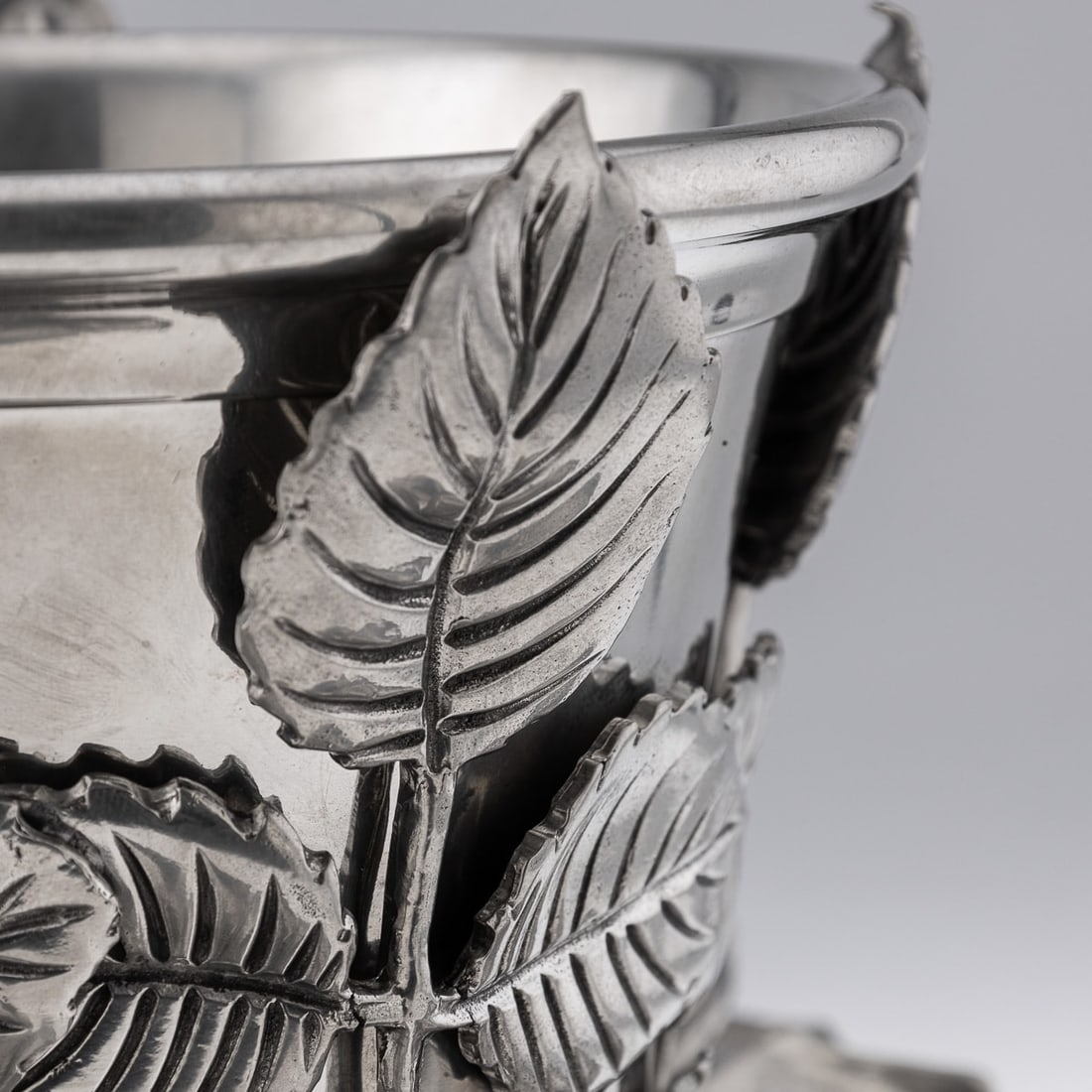 LATE 20THC ITALIAN PEWTER WINE COOLER BY PIERO FIGURA FOR ATENA - 8