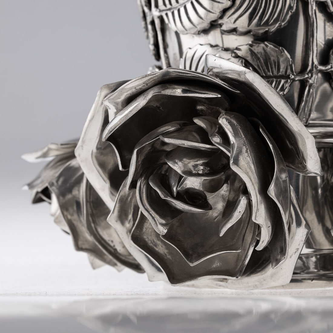 LATE 20THC ITALIAN PEWTER WINE COOLER BY PIERO FIGURA FOR ATENA - 9