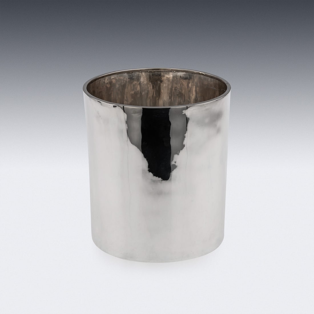 VINTAGE 20thC ITALIAN SOLID SILVER ICE BUCKET & SIX BEAKERS, FLORENCE c.1970 - 3