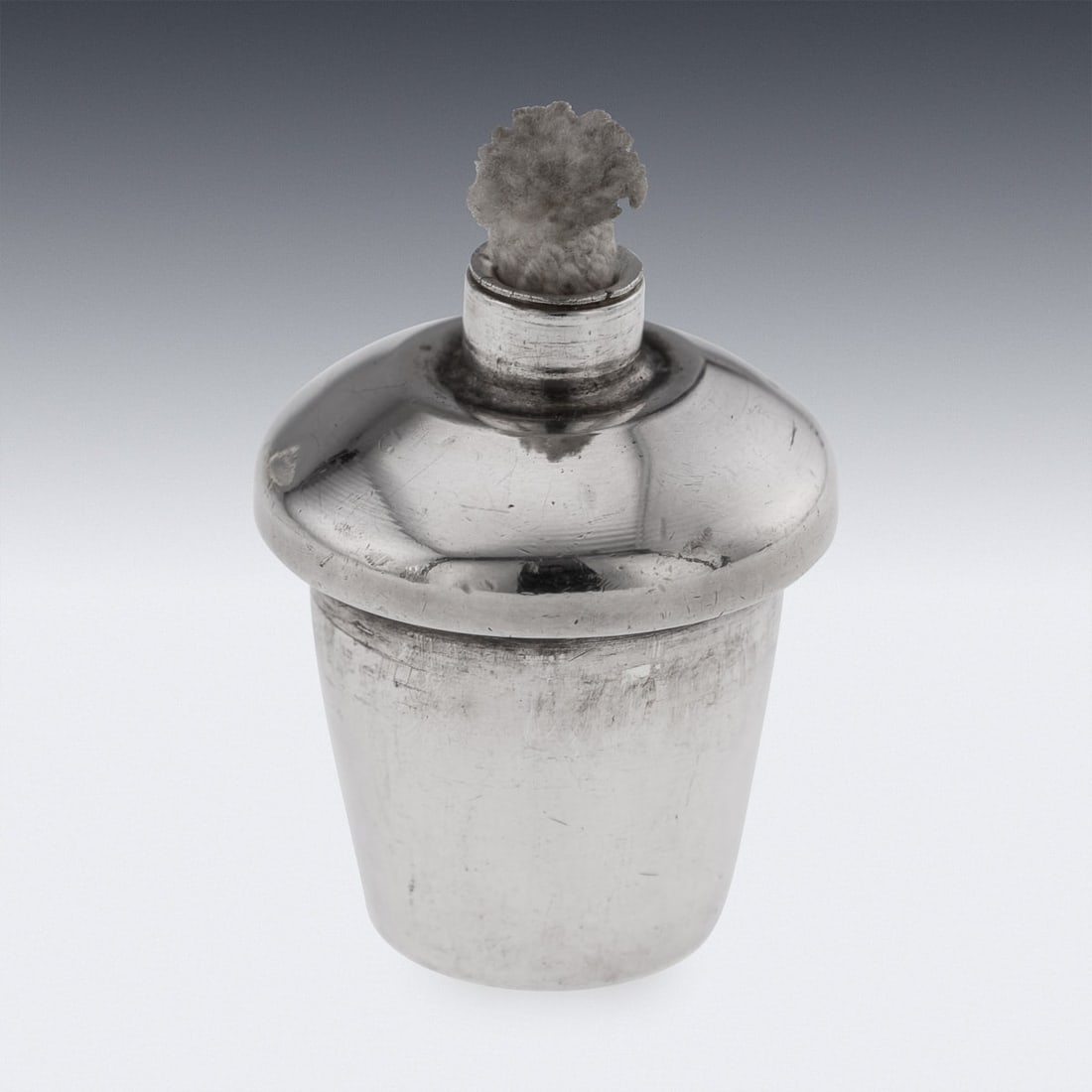 ANTIQUE 20thC CARRIAGE SILVER PLATED TABLE LIGHTER & CIGARETTE HOLDER c.1900 - 10