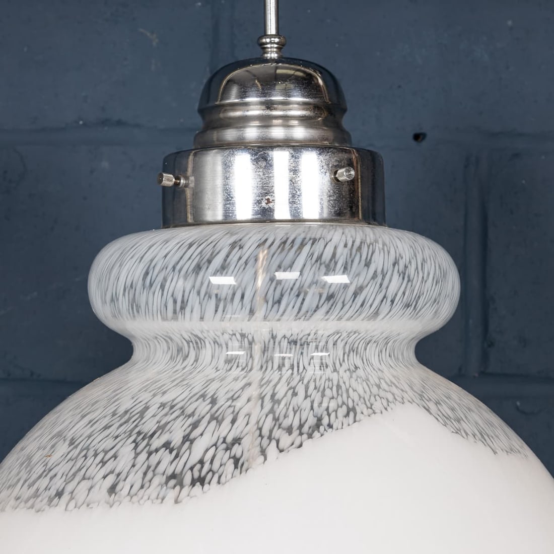 VINTAGE 20thC ITALIAN PENDANT LAMP, MURANO, VENICE c.1970 - 12