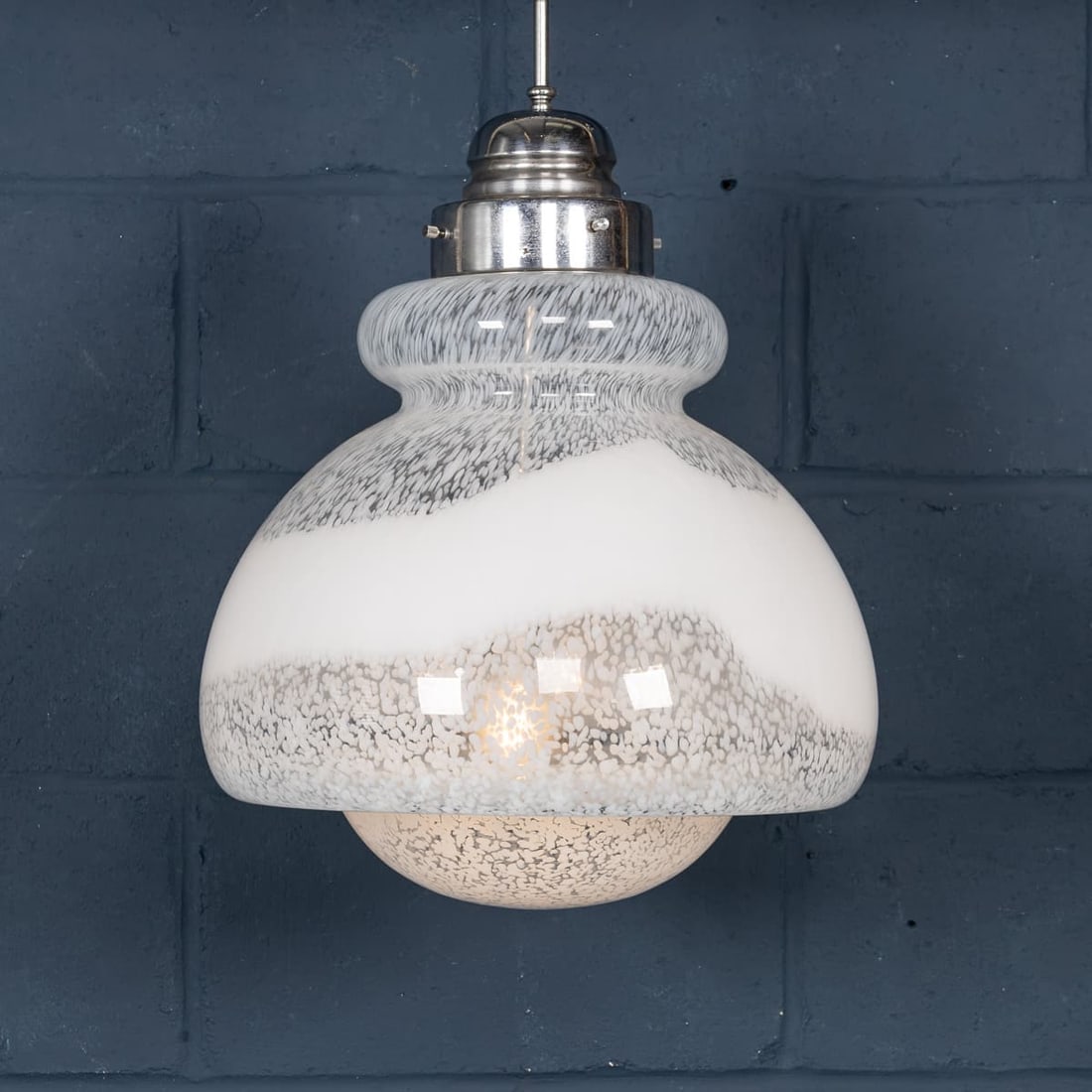 VINTAGE 20thC ITALIAN PENDANT LAMP, MURANO, VENICE c.1970 - 2