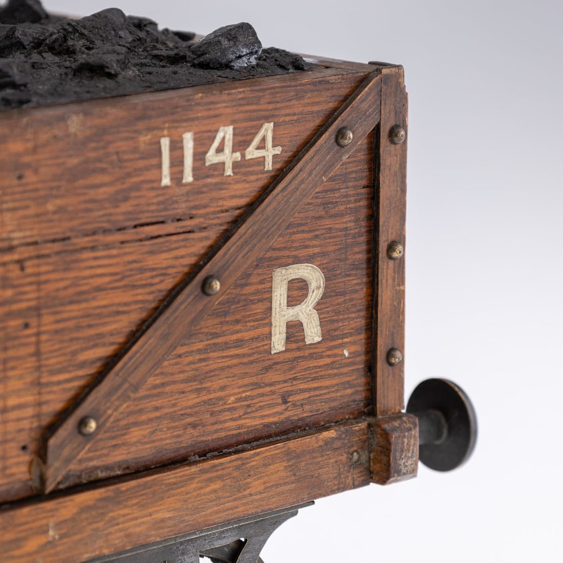 ANTIQUE 20thC EDWARDIAN OAK GWR RAILWAY LOCOMOTIVE TENDER BOX c.1900 - 17