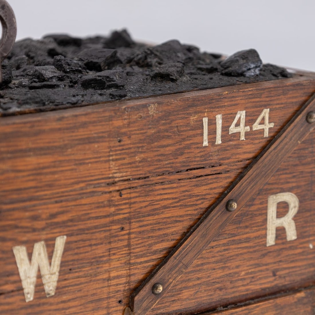 ANTIQUE 20thC EDWARDIAN OAK GWR RAILWAY LOCOMOTIVE TENDER BOX c.1900 - 18