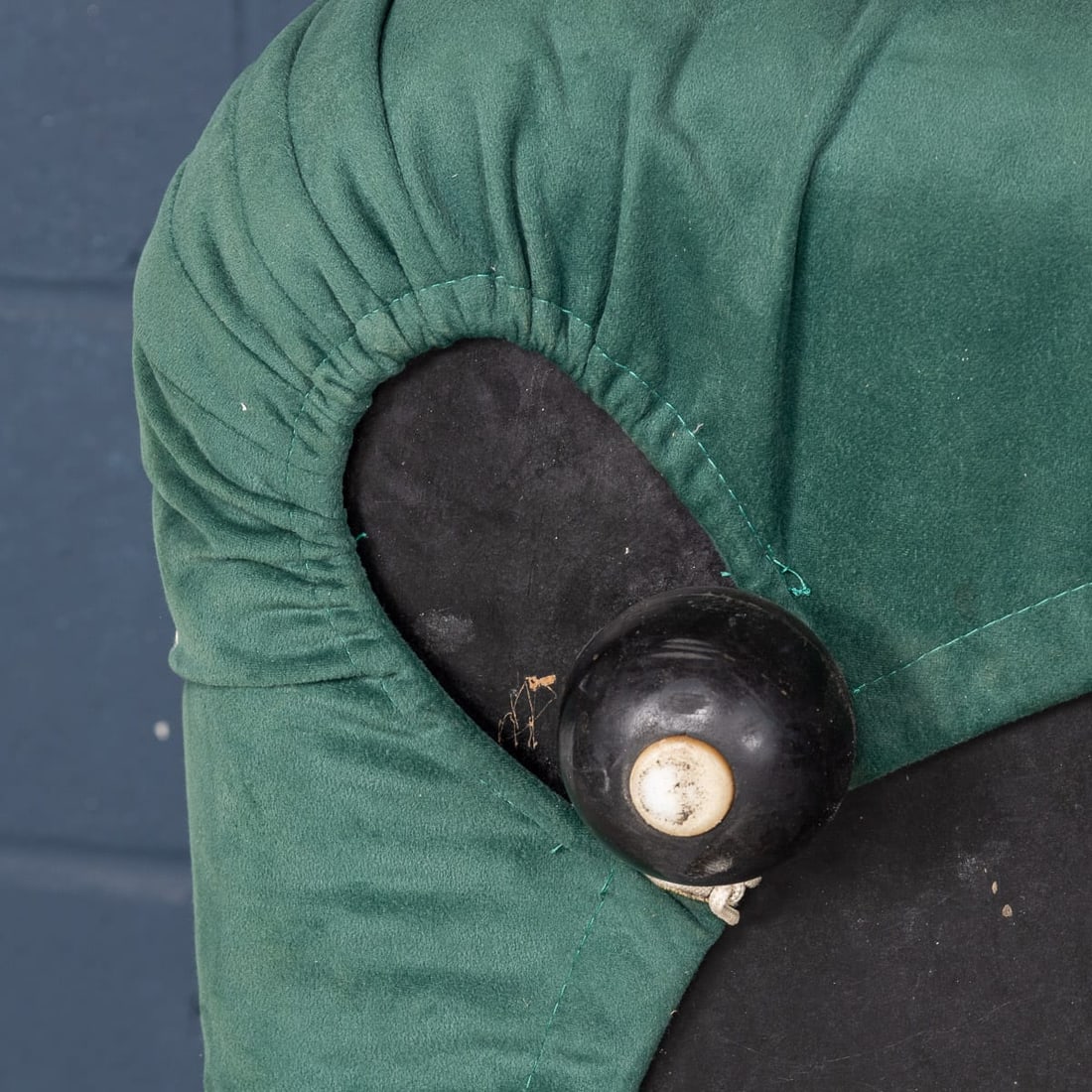 VINTAGE 20thC "CAMALEONDA" GREEN FABRIC ARMCHAIR BY MARIO BELLINI FOR C&B ITALIA - 10